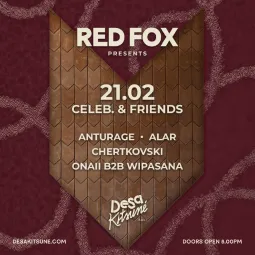 RED FOX × CELEB  poster