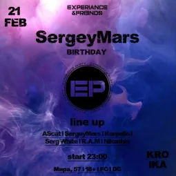 EXPERIANCE & BIRTHDAY poster
