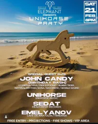 Unihorse party poster