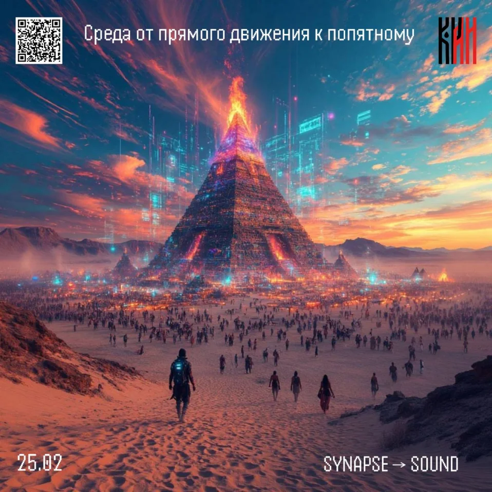 Среда от прямого движения к попятному