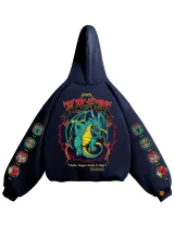 ХУДИ НА МОЛНИИ | BDSM DARK BLUE (ИГРЫ НА СТОЛЕ, ТЕМНО-СИНИЙ)