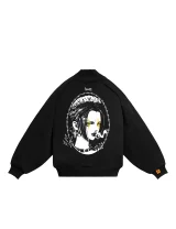 СВИТШОТ НА МОЛНИИ | BLACK STARLIGHT (ЧЕРНЫЙ СВЕТ ЗВЕЗД)