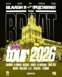 BLAASH BRAAT TOUR 2026  poster