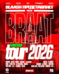 BLAASH BRAAT TOUR 2026 poster