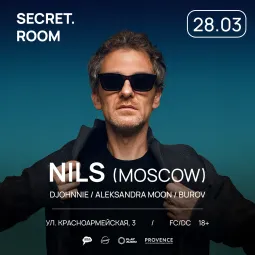 28.03 | DJ NILS (Russia, Moscow) | SECRET ROOM poster