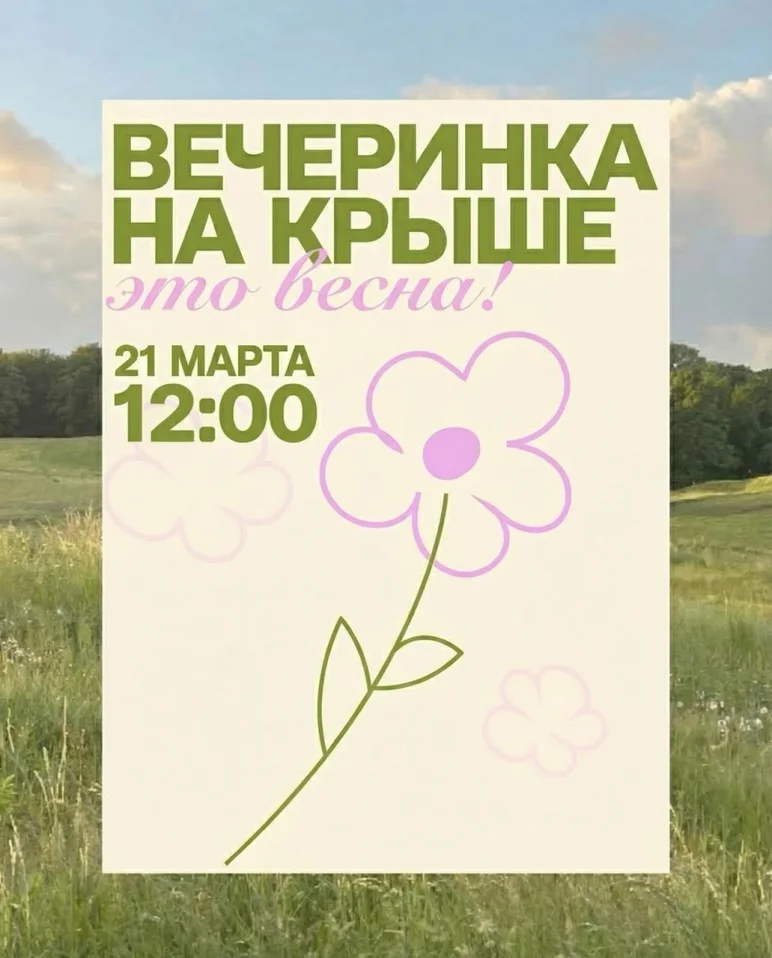 ВЕЧЕРИНКА НА КРЫШЕ