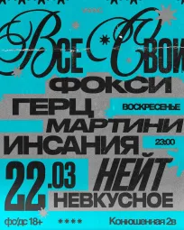 ВСЕ СВОИ poster