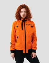 Куртка Прайм / Prime / оранжевая с черным женская, цвет оранжевый с черным, размер 48