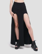 Юбка Фаер / Fire / черная женская, цвет черный, размер 42