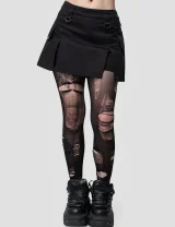 Юбка-шорты Бастет / Bastet / черная женская, цвет черный, размер 40