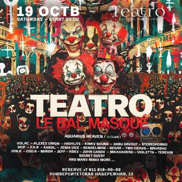 Teatro-Le bal masqué