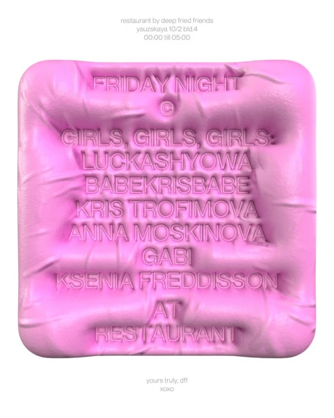 GIRLS, GIRLS, GIRLS